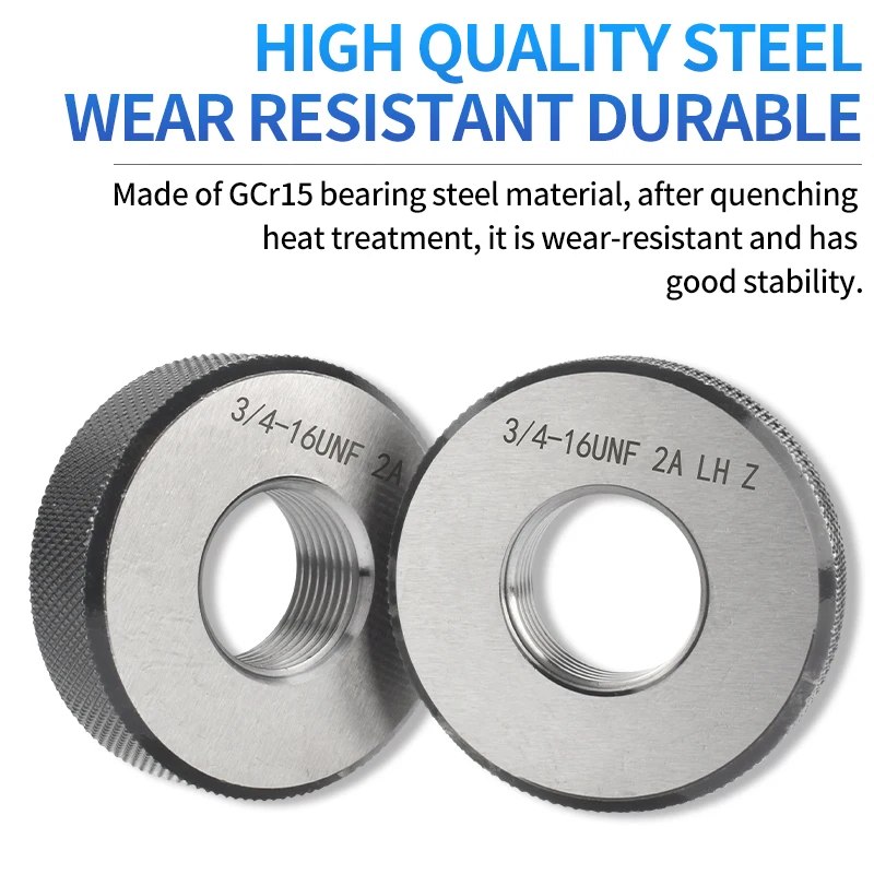 1SET(1*GO+1*NOGO) 2A Left Hand Thread Ring Gauge 1