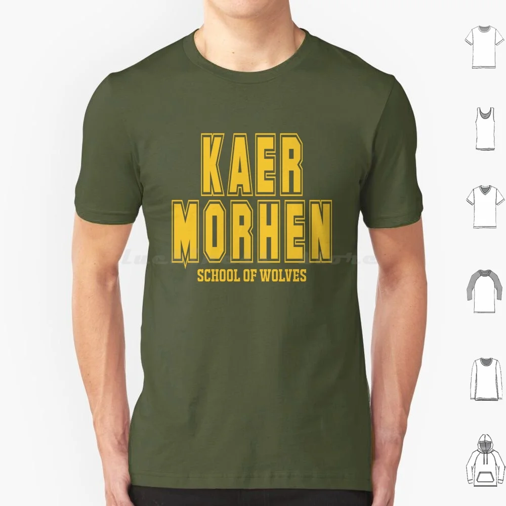 

Футболка Kaer Morhen большого размера 100% хлопок Kaer Morhen Kaer Morhen Logo The Of Rivia Rivia Henry Cavill Yennefer Ciri Netflix