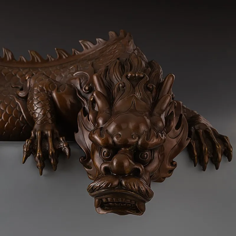

Town water beast copper ornament Forbidden City merchandise unicorn home living room entrance suction beast pit housewarming