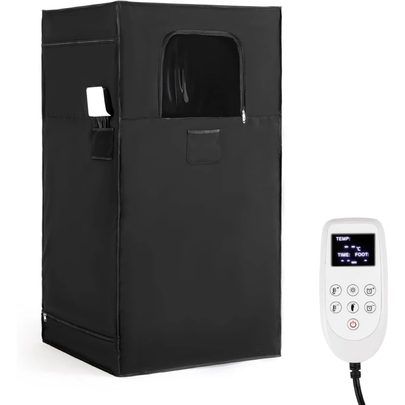 

z Wholesale Home Spa Portable far Infrared steam sauna tent full size sauna box with folding chair
