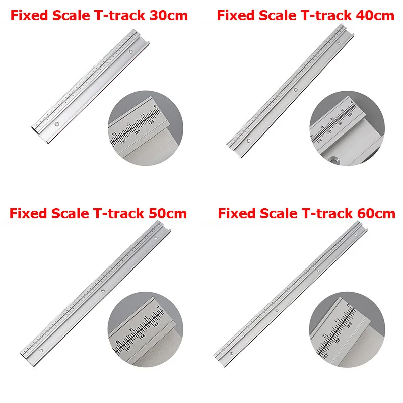 Breite 45 mm Holzbearbeitung DIY Werkzeug Aluminiumlegierung Gehrungsschiene Holzbearbeitung T-Schiene T-Nut für Tischkreissäge Router Tisch – Detail 4