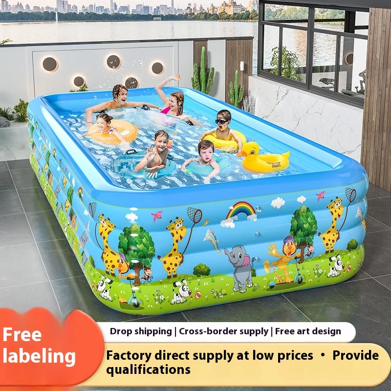 Children's Inflatable Swimming Pool Indoor Thickened Baby Bath Basin Seasonal Outdoor Arrangements