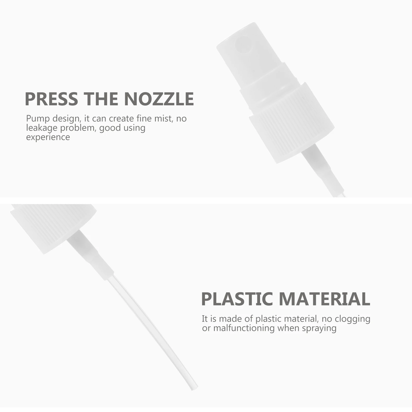 

40 Pcs Nozzle Replacement Installation Sprayer Bottle Plastic Pressing Type Fine Mist Perfume Transfer Tool Pump