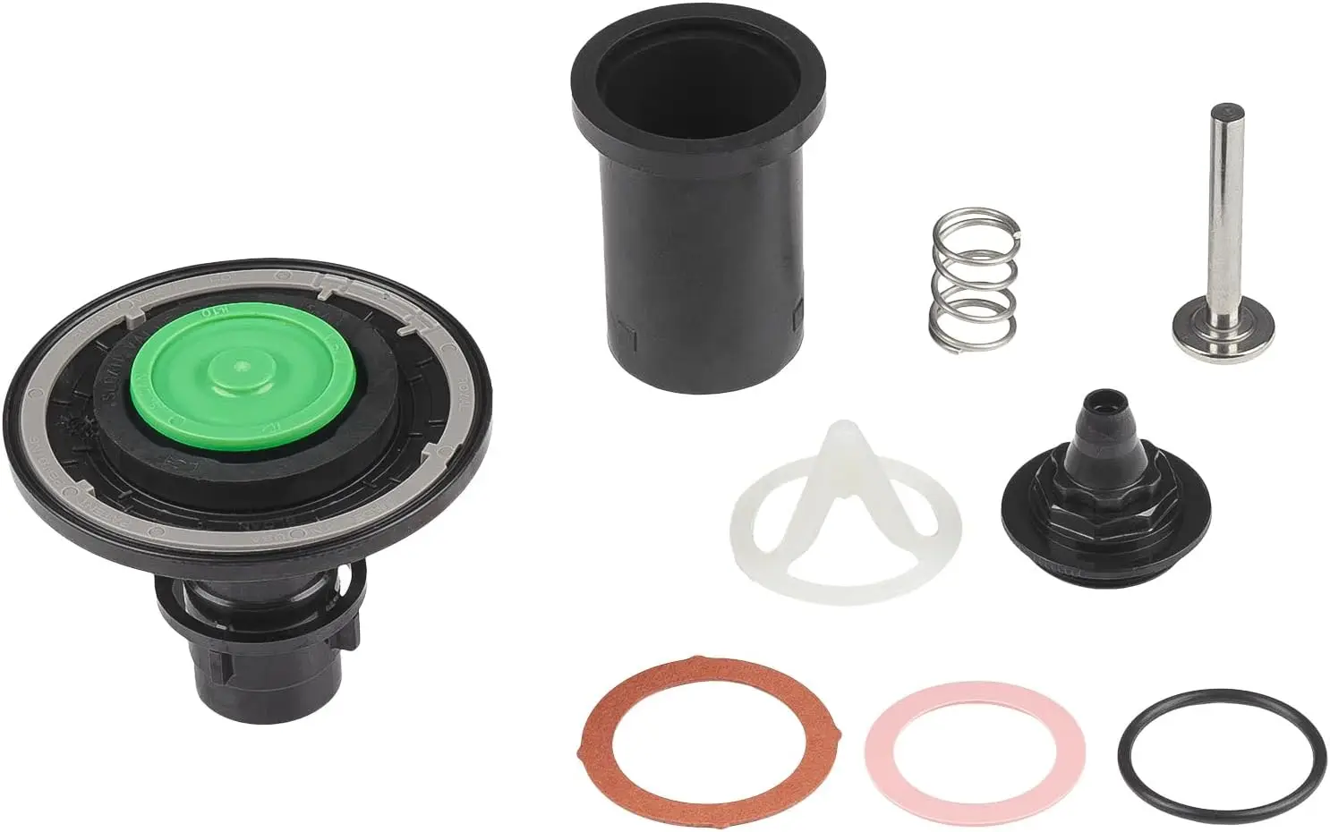 Royal Water Closet Diaphragm Rebuild Kit for Manual Flushometers, 1.6 GPF, OEM Parts
