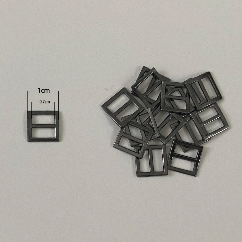 Ultra-small Alloy Square Buckle Hand-made Materialfor Ob11 BJD Doll Clothes Shoes Bag Buckles Mini Doll Buttons  Accessories