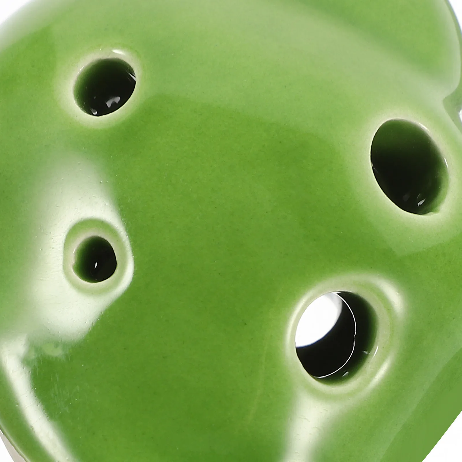 6 Hole Ceramic Ocarina Conch Shape Portable Wind Instrument for Beginners Children Practice Music Gift