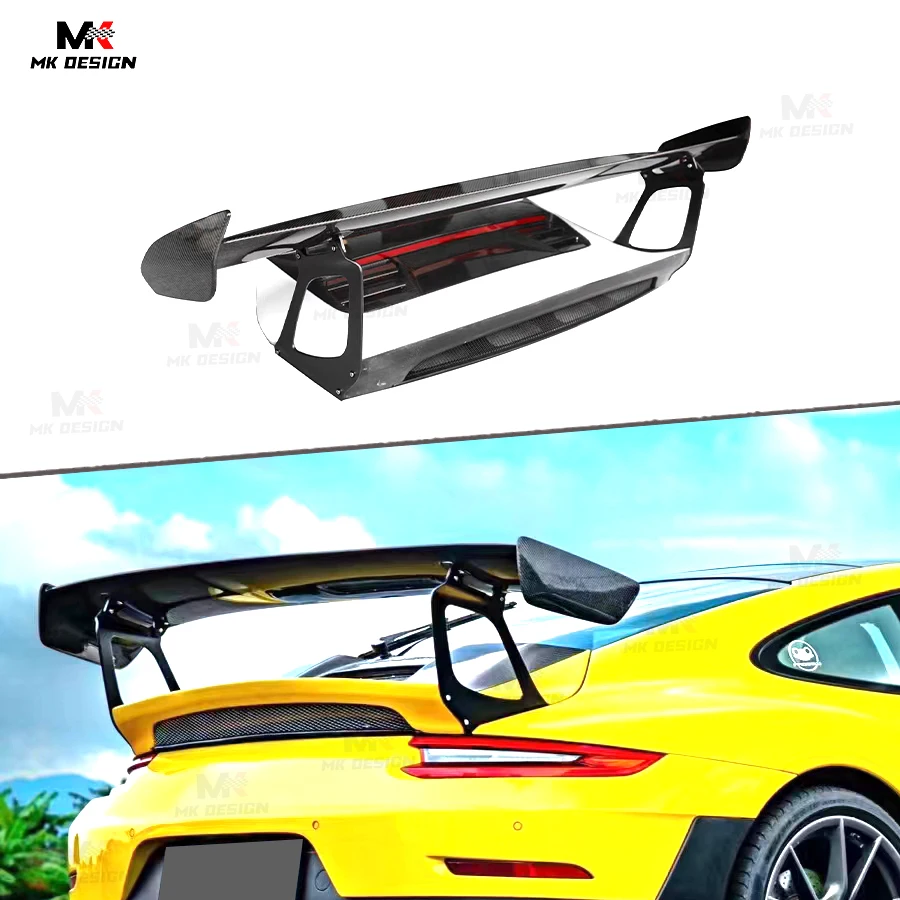 

GT2 Style Carbon Fiber Rear Wing Trunk Spoiler for Porsche 911 991 Carrera 2012-2018 Rear Spoiler Boot Wing Car Accessories
