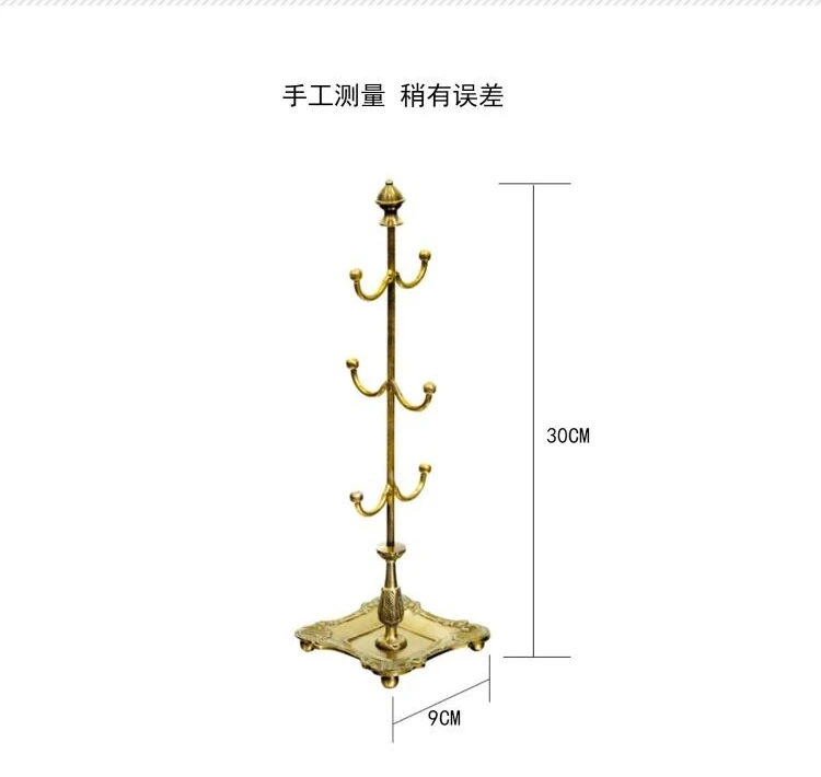 Handmade Retro French Court Elegant Jewelry Rack Light Luxury Creative Jewelry Display Rack Necklace Hanger