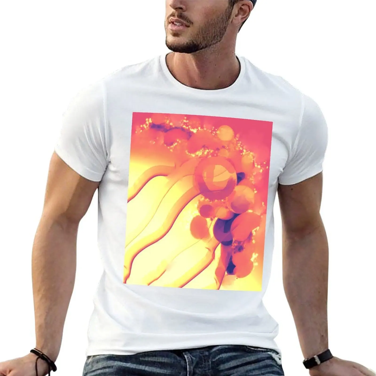 

Abstract Art T-Shirt t shirt man casual black cotton t-shirt plain for man package funny t shirts cotton T-shirt