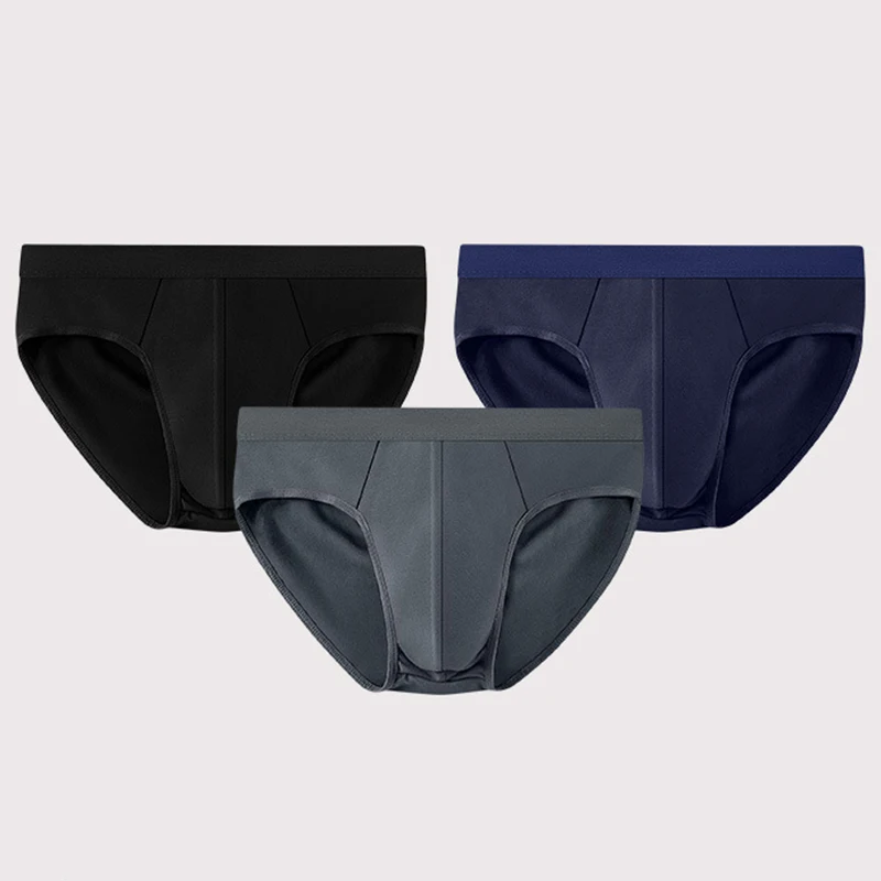 1pcs Mens Sexy Briefs Teenager Sport Underwears Plus Size Fat Men's Underpant Panties Students Breathable Fashion Casual Panties