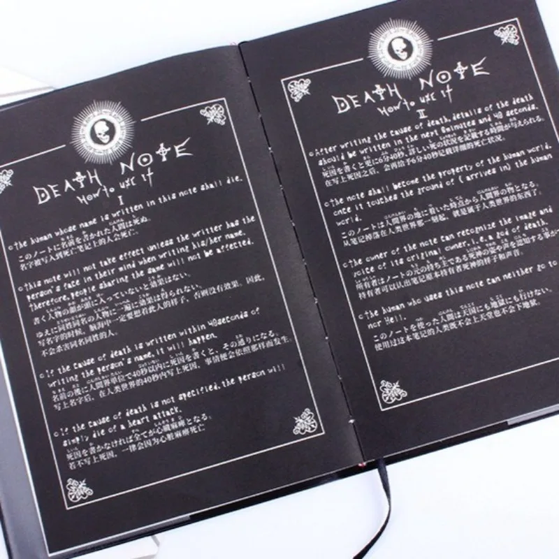 148Pages Death Note Notebook New Collectable School Large Anime Theme Writing Journal Diary Planner Stationery Cosplay Prop