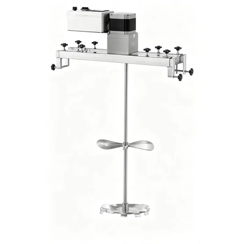 Industrial Electric Liquid Agitator 100~200L SUS304 Mixer Safety Overload Protection SUS304 Mixing Shaft