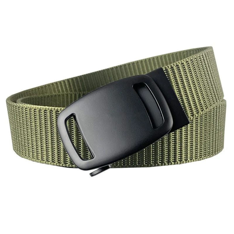 Automatic Buckle Nylon Belt Male Army Tactical Belt Mens Casual Canvas Pants Belts For High Quality Women Strap New