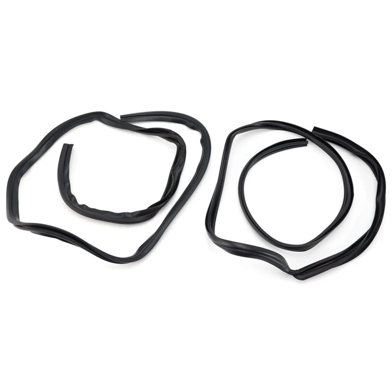 Weatherstrip For Front Roof Side Rails 2PCS For Toyota AE86 Corolla 1983- 1987 2-Door 62381-12140, 62382-12150-N31R