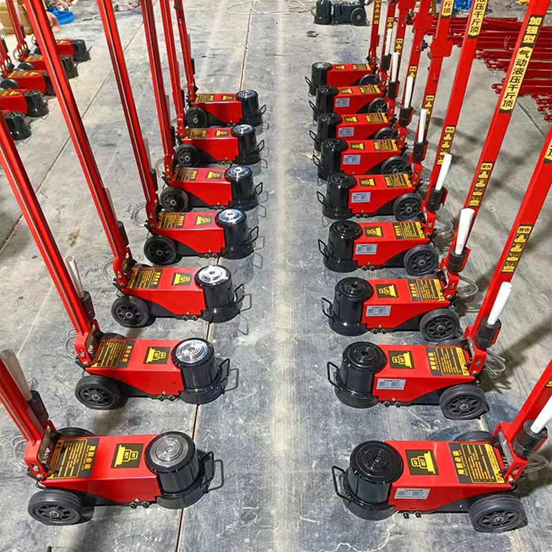 Good Quality 30T 50T 80T Heavy Duty Industrial Lifting Pneumatic Air Hydraulic Car Jack