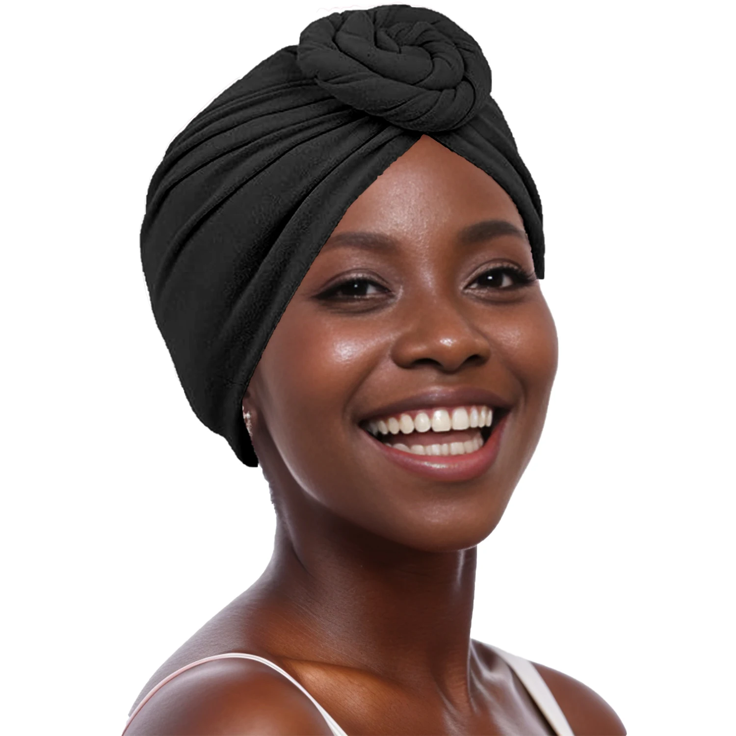 

Ladies Fashion Turbans Compass Flower Brimless Hat Versatile Outdoor Leisure Sports Gift Hat Plate Flower Headband Hat