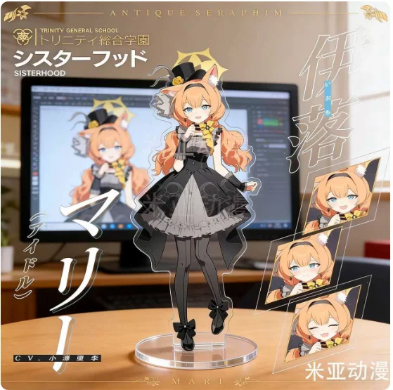 Anime Blue Archive Utazumi Sakurako Aomori Mine Acrylic Stand Figure Model Plate Cosplay Collection Desktop Decor Gifts MM