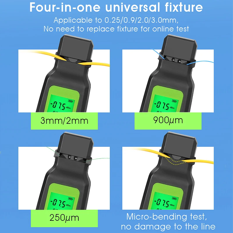 COMPTYCO AUA-40D Charging Fiber Optic Identifier Live with Built in 10mw Visual Fault Locator