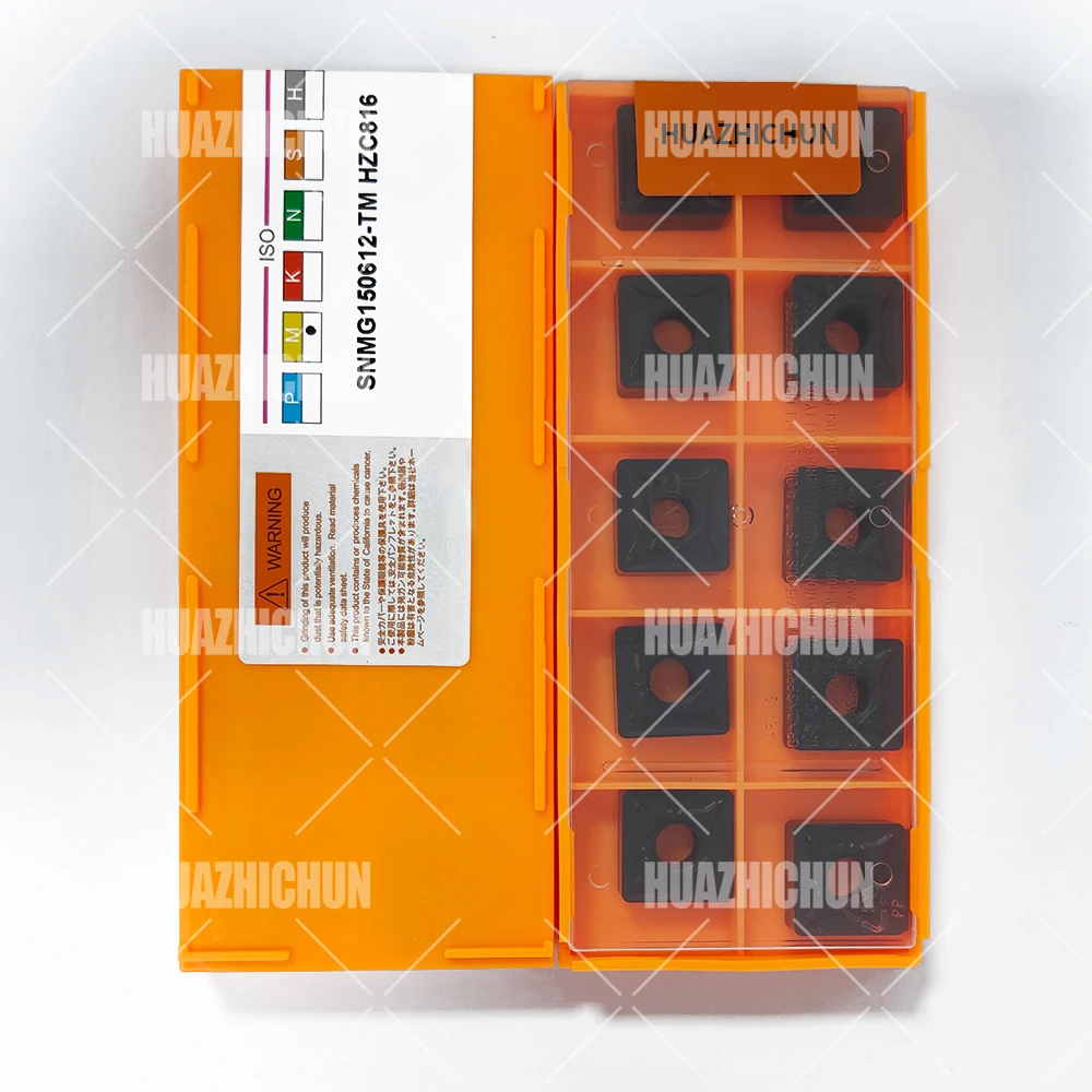 

HUAZHICHUN SNMG 150612 TM HZC816 Carbide CNC Lathe Thread Turning Inserts For Thread Turning Toolholder