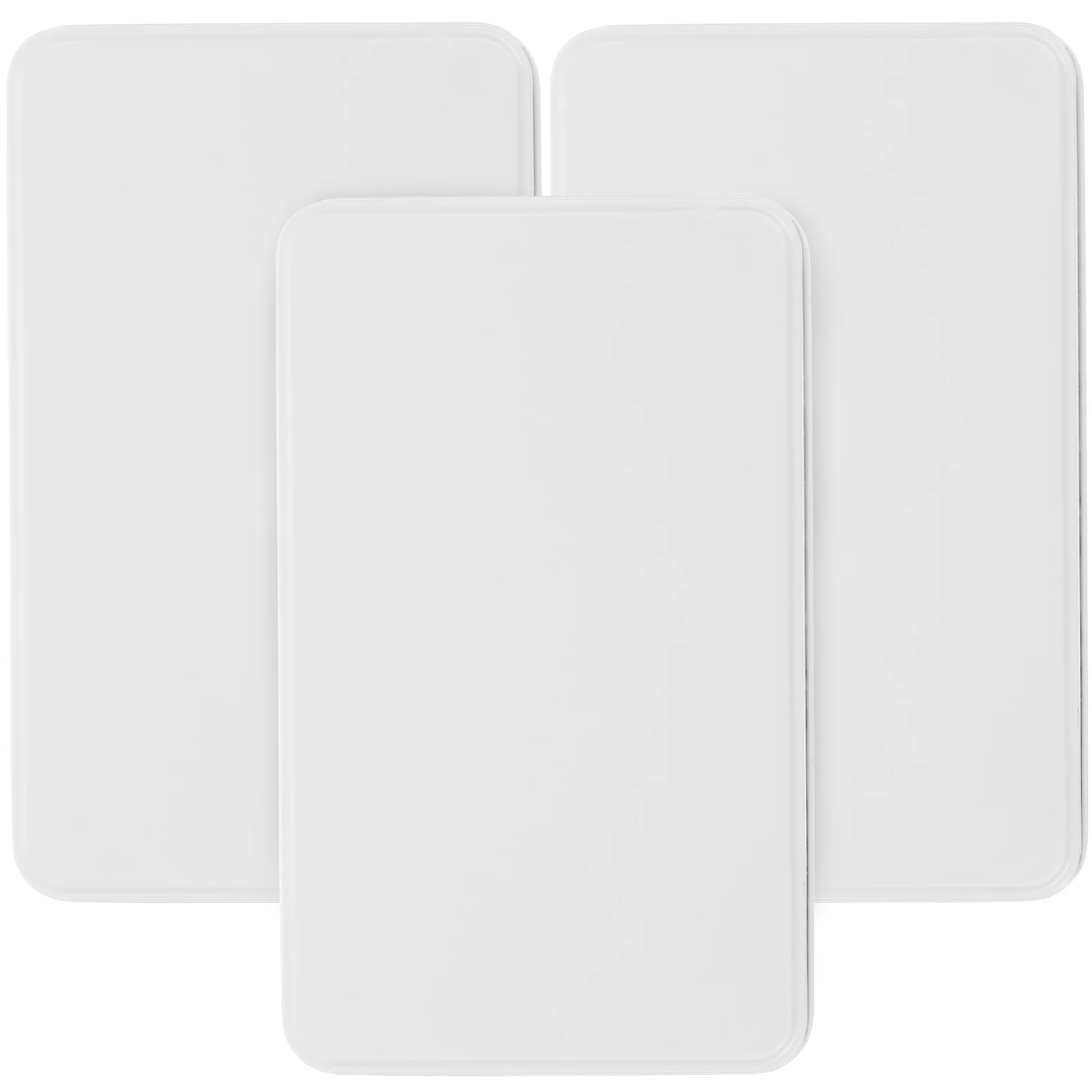 

3Pcs Small Tinplate Storage Box Rectangle Tin Box Lid Candy Gift Storage Container Tinplate Can Small Tins with Lids