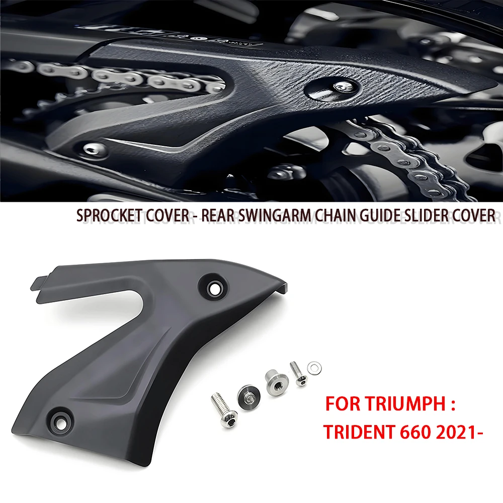 

Motorcycles Accessories Chain Guard Swingarm Cover Sprocket Protector Cover For Trident660 Trident 660 2021 2022 2023 2024 2025