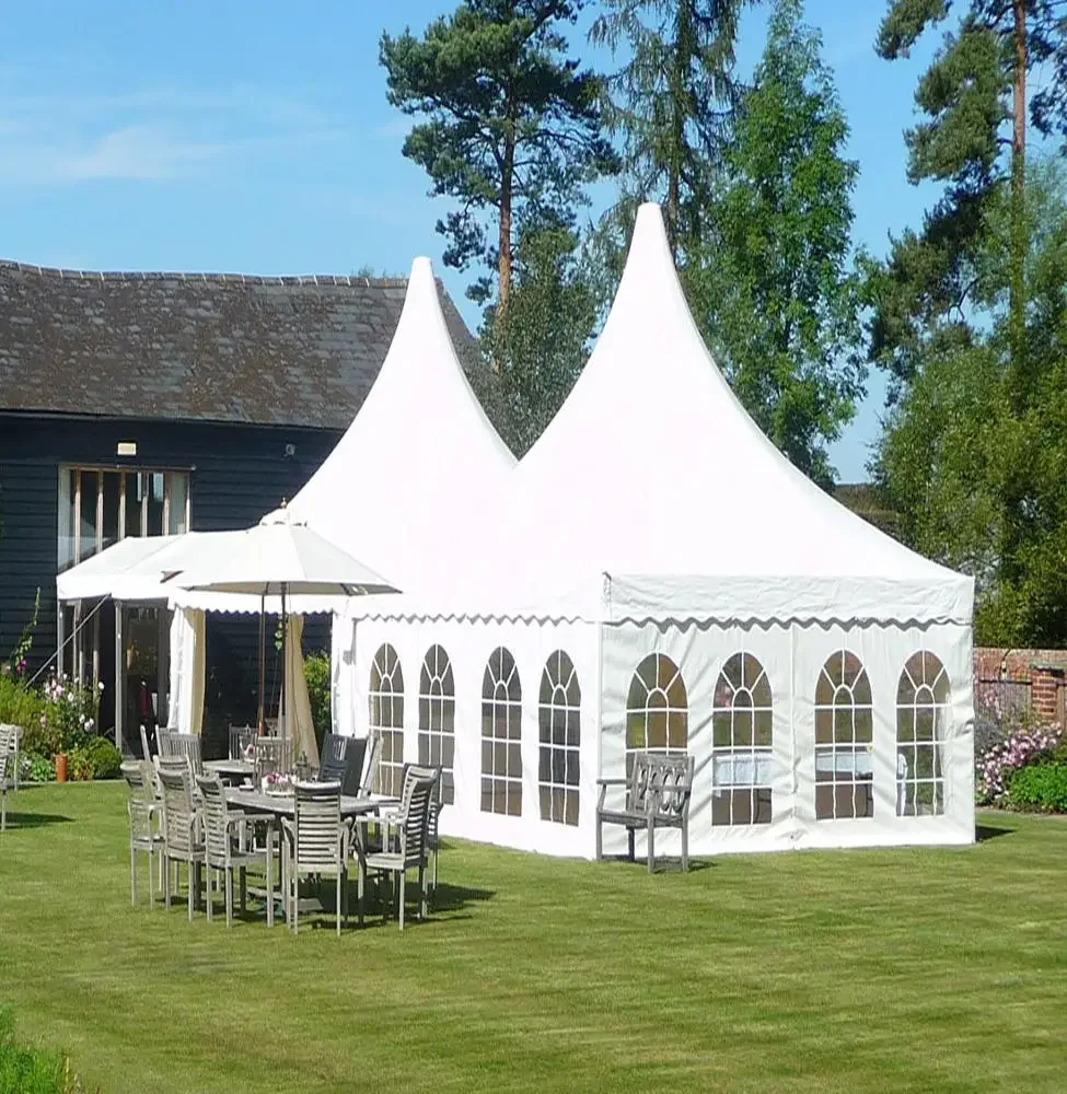 

Customizable Large outdoor tent, European wedding tent, advertising event display, pointed canopy, sunshade aluminum alloy exhib