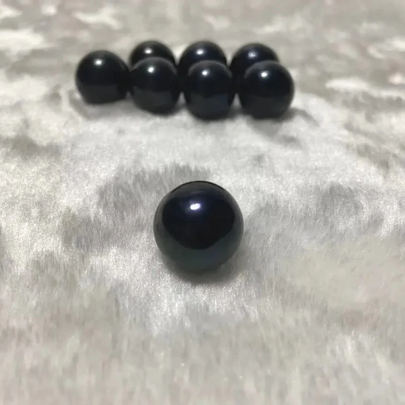 

Natural Scarce Huge 15-16mm Genuine Black Loose Pearl