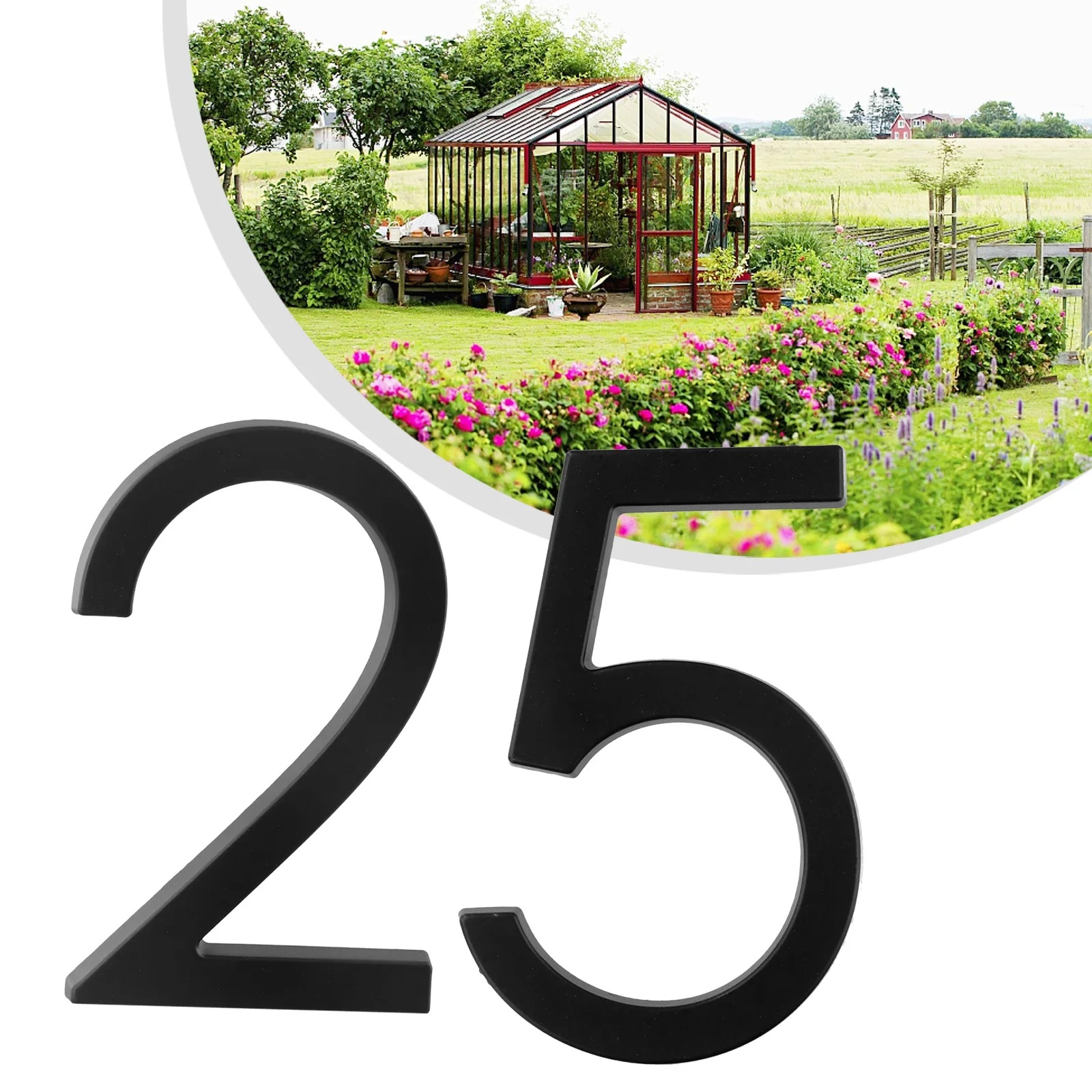 Number Decor Digital House Number 1*hole Paper 12mm 3*expansion Tubes 3*long Screws 3*short Screws 3*sleeves 5.6\\\
