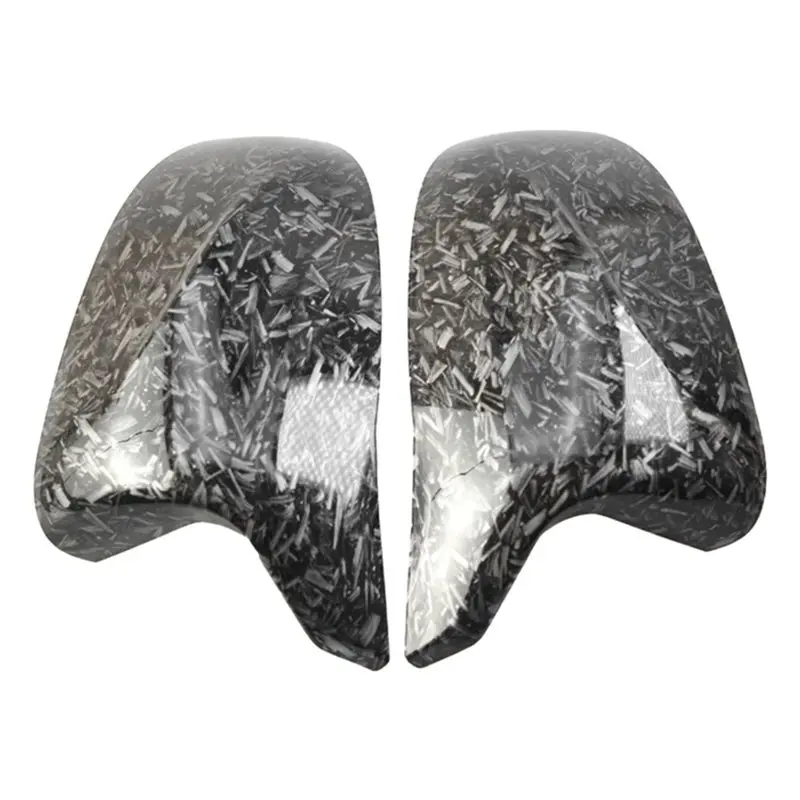 AT92-Rear Side View Mirror Covers Shell Replacement For BMW X3 X4 X5 X6 F15 F16 F25 F26 2Pcs 14-18