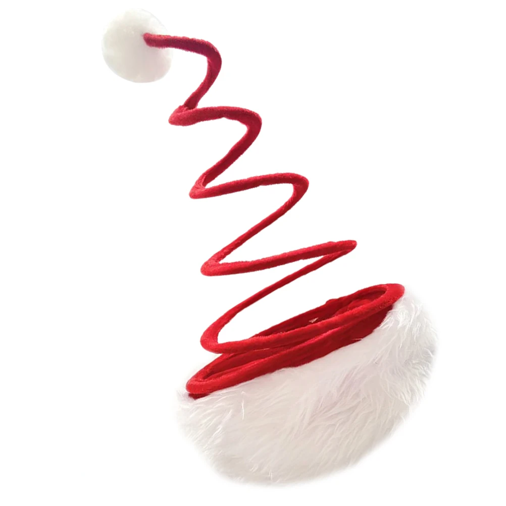 

Christmas Hat Headwear 1 Piece Creative Holiday Hat for Christmas Celebration Santa Claus Cosplay Prop Xmas Party Decoration