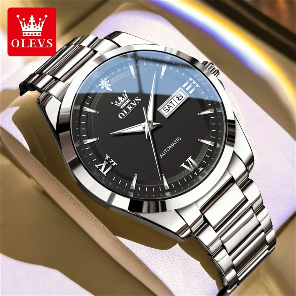 OLEVS 7099 Classic Busines Watch for Man Luminous Waterproof Date Automatic Mechanical Men's Watch Luxury High Quality