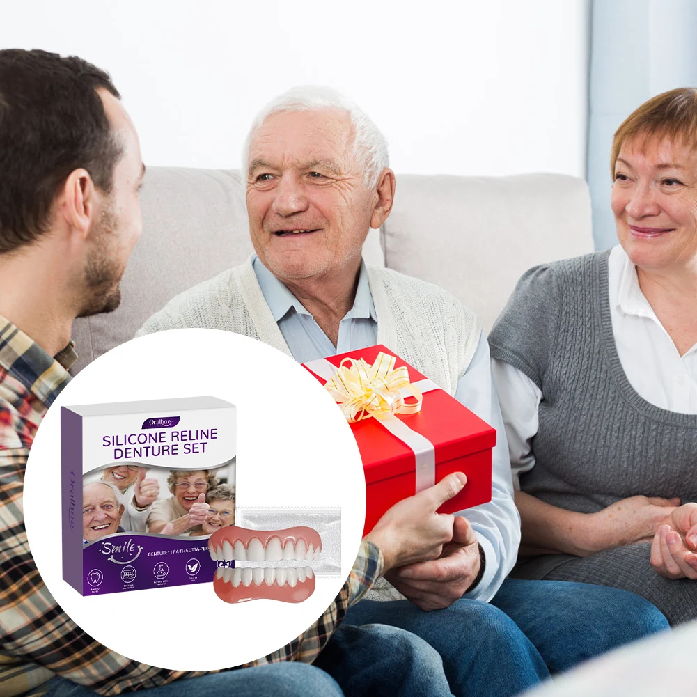 

Набор для ремонта зубных протезов: силиконовые вкладыши, износостойкие, мягкие, для верхних и нижних протезов