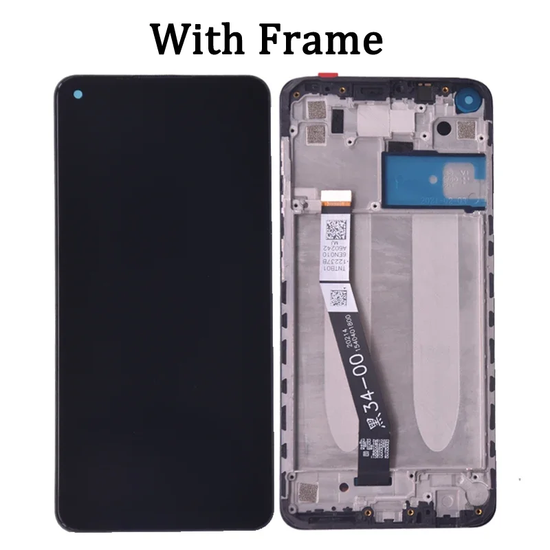 Tela de toque LCD para Xiaomi, Redmi Note 9, 10X, 4G, M2003J15SG, M2003J15SS, 6,53"