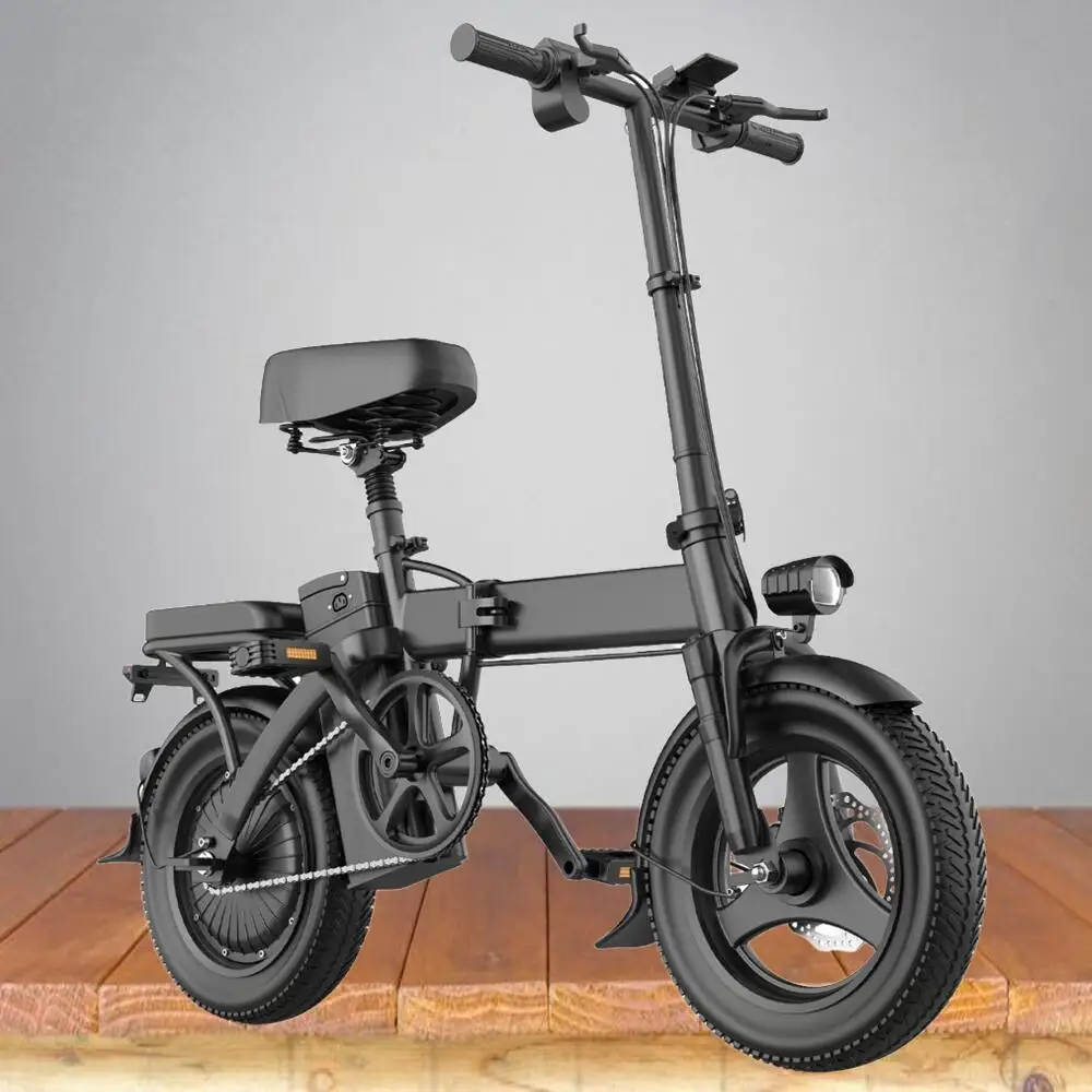 

Folding Electric Motorcycles Bike 30 Miles Long Range, 48V 20AH/15AH/10Ah Battery, 500W Motor Compact Portable E-Bike for Adults