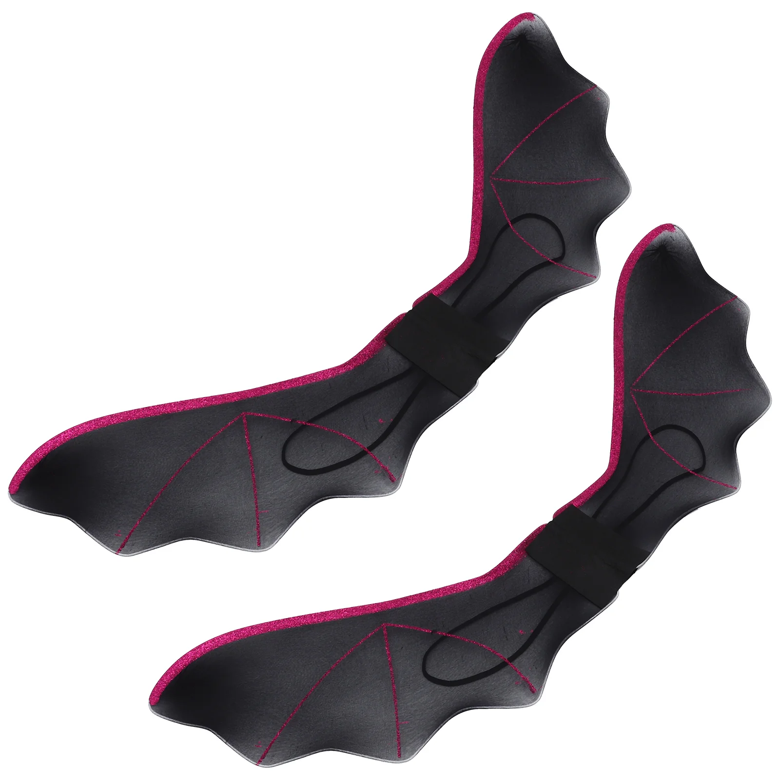 2Pcs Halloween Bat Wings Cosplay Costume Accessory Lightweight Durable Party Decorations Masquerade Photo Props