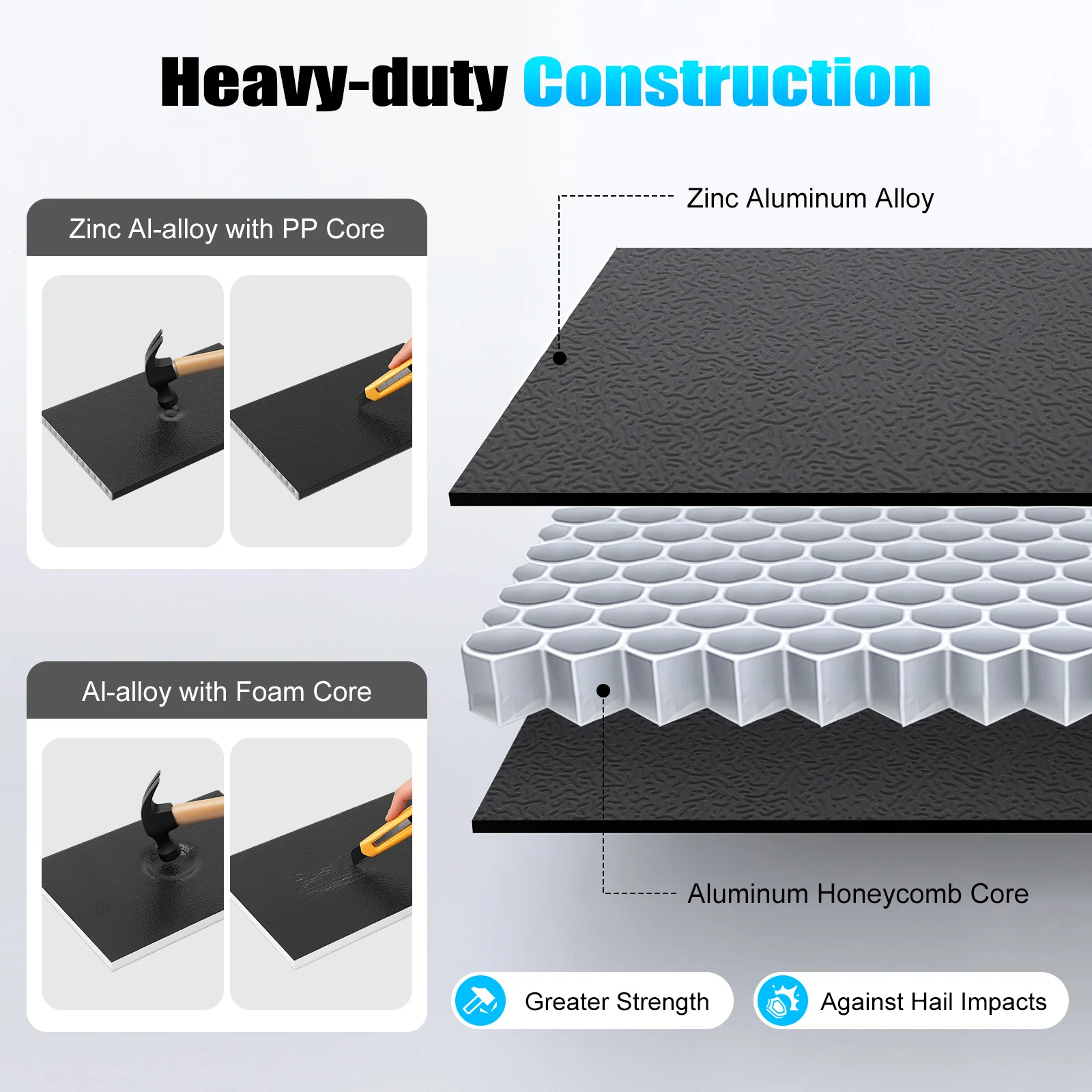 Hard Truck Bed Tonneau Cover, Quad Fold Tonneau Cover, Truck Tonneau Cover Fit for Ford F-150