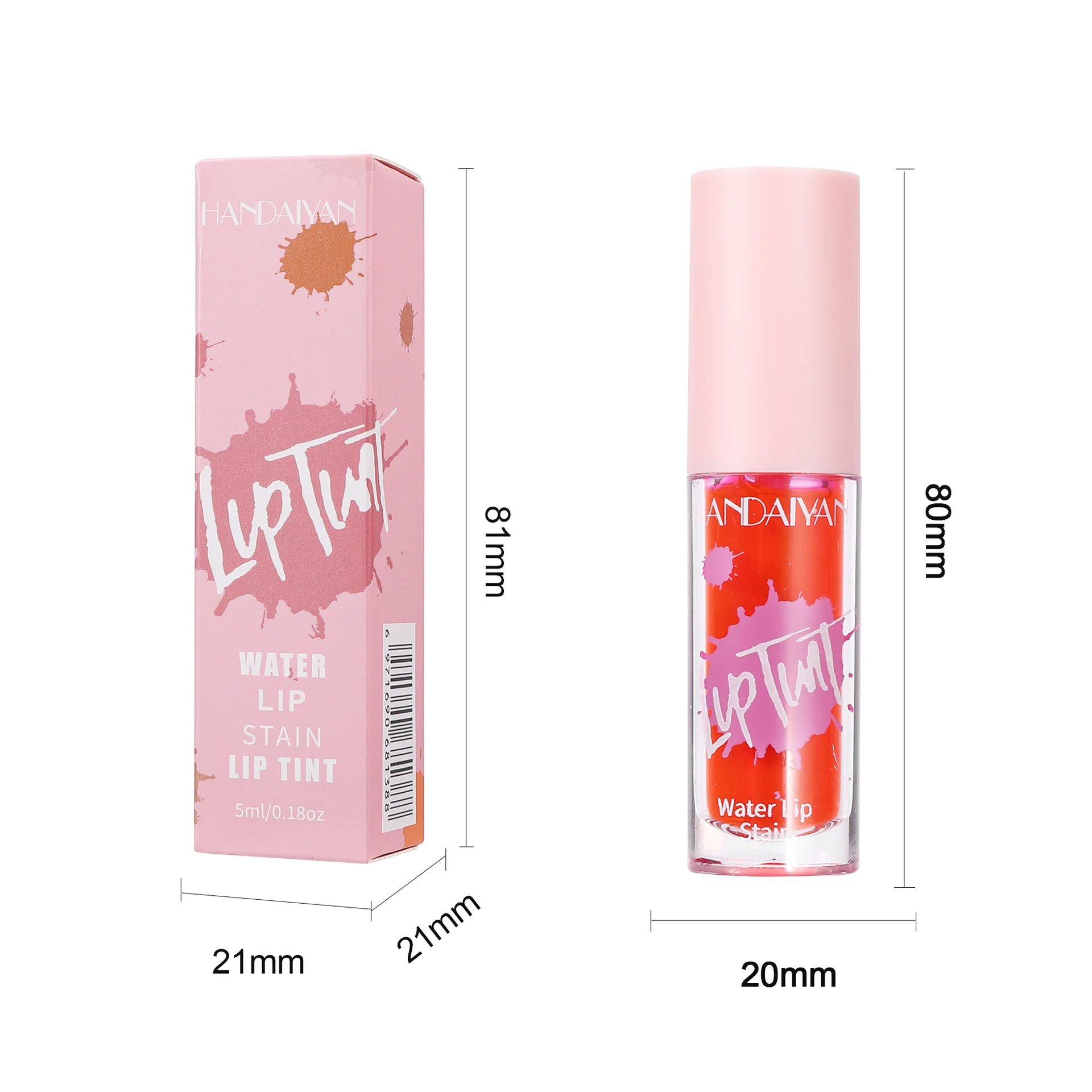 6 Colors Non-Stick Lip Glaze Lasting Moisture Moisture Non-Stick Lipstick image 4