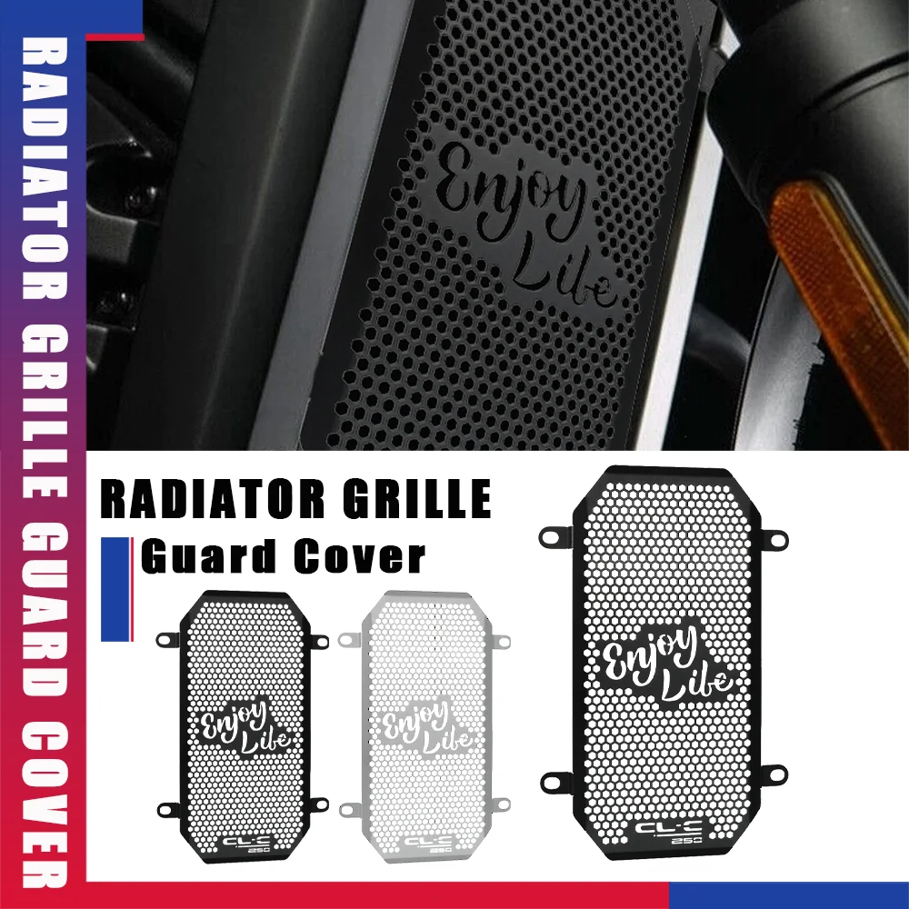 

Motorcycle Accessories For CFMOTO 250 CLC 250CLC 2024-2025-2026 Radiator Grille Guard Engine Skid Plate Cover Radiator Guard