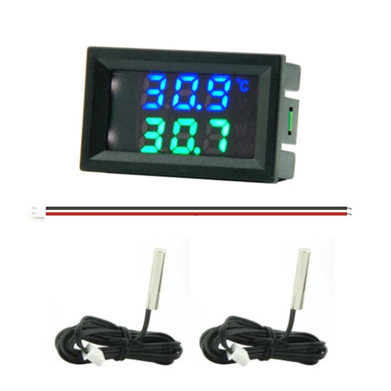Voltmetro con display a LED 4 V-30 V Mini misuratore tensione Tester percentuale carica della batteria Drosphip