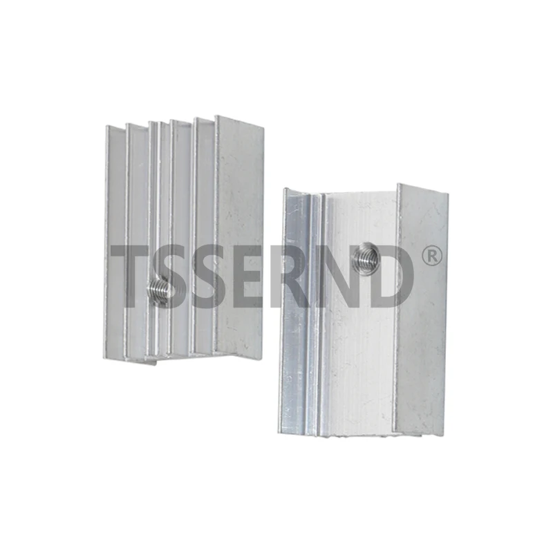 10pcs Aluminum Heatsink Radiator 15*10*25mm Transistor TO-220 For Transistors TO220 white