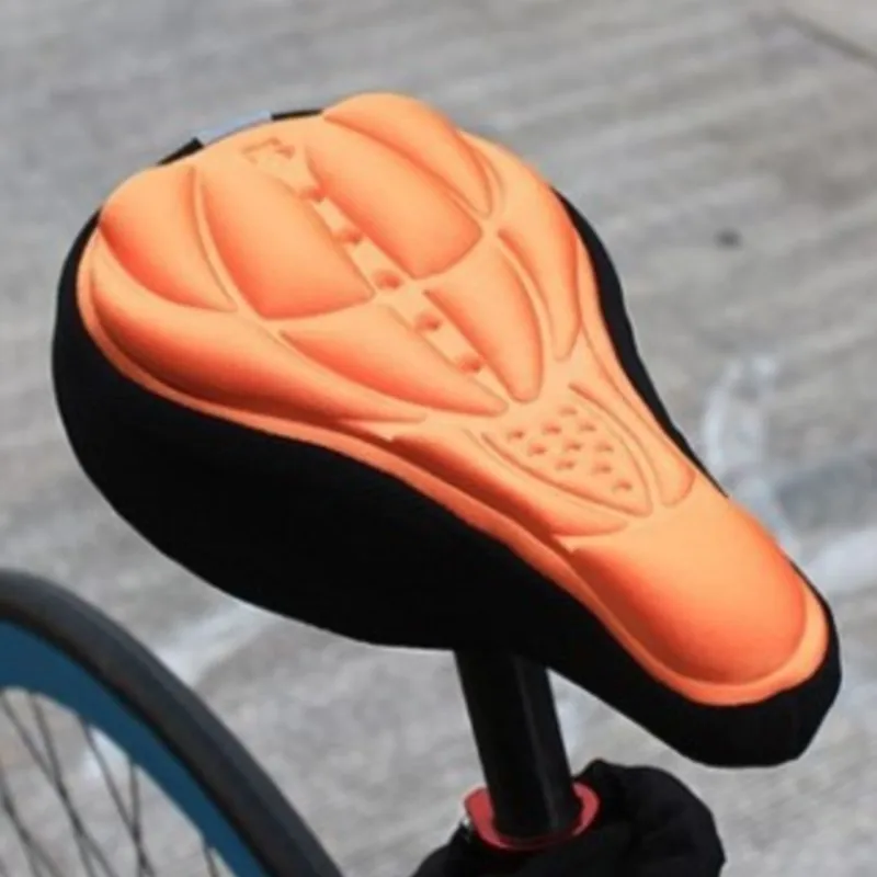 Bike 3D Seat Cover Bicycle Silicone Gel Saddle Pad Padded Soft Cushion Comfort EVA Anti Friction Seat Saddle Covers Cycling Part
