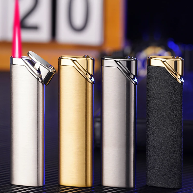 

2025 Cigar Igniter Metal Butane Inflatable Windproof Lighter Novel Cigarette Lighters & Smoking Accessories Factory Direct Sales