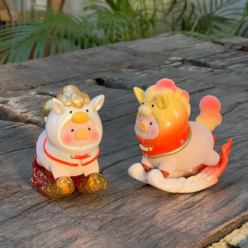 

Новая фигурка-лошадка из серии Lulu The Piggy: милая аниме-фигурка, настольное украшение, коллекционная модель, модная игрушка, подарок на Новый год