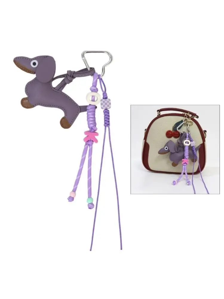 

Портативный ПУ брелок 9ХДЖК с быстроразъемным зажимом дизайна колбасы новизны для удобства