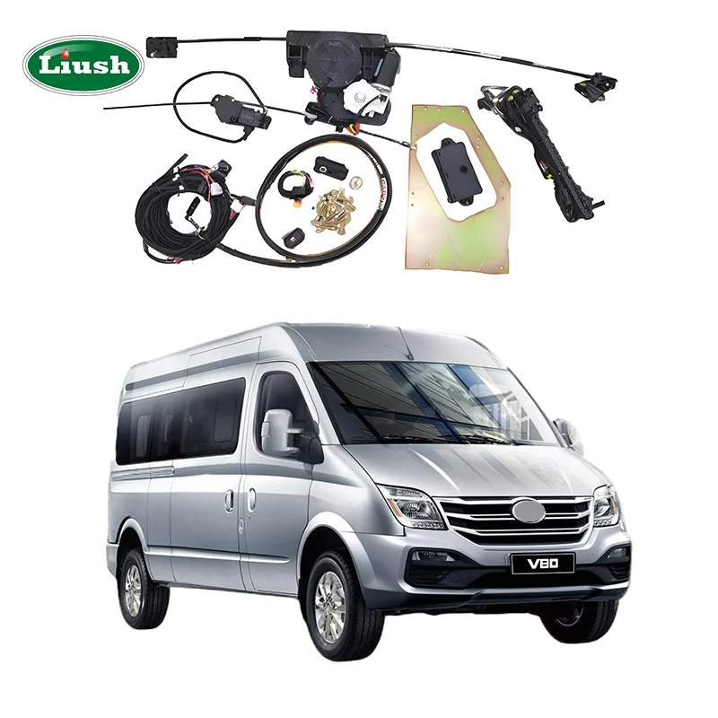 

V80 Обновление электрической средней раздвижной двери Автоматическая боковая дверь с электроприводом для автомобильных аксессуаров V80 Liush