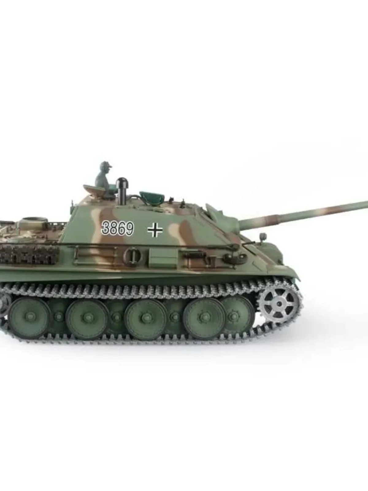 Henglong-tanque de metal con control remoto para niños, coche de juguete de combate Cheetah alemán, modelo militar, coche eléctrico con control remoto, 3869