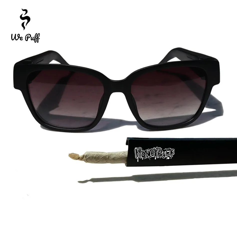 WEPUFF Sunglasses Hidden Tapered Roll Paper Storage Tube Removable Glasses Holder Horn Tube Tobacco Box Smoking Pipe Accessories