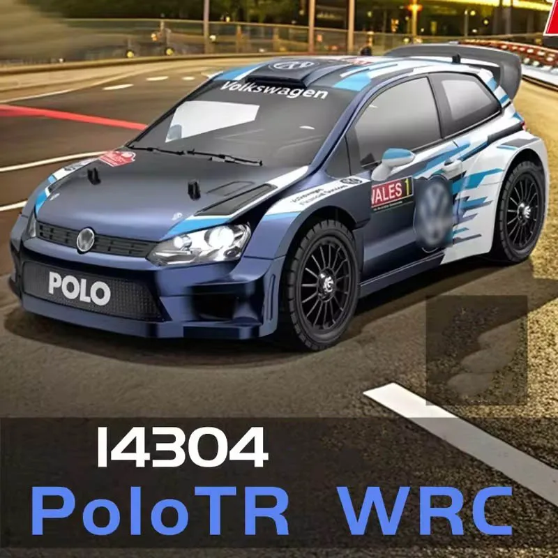 

1/14 MJX Hyper Go 14304 Радиоуправляемый автомобиль POLO R WRC Гидравлическое металлическое шасси Высокоскоростной бесщеточный гоночный автомобиль для дрифта 42 км/ч 2,4G RTR RC Car