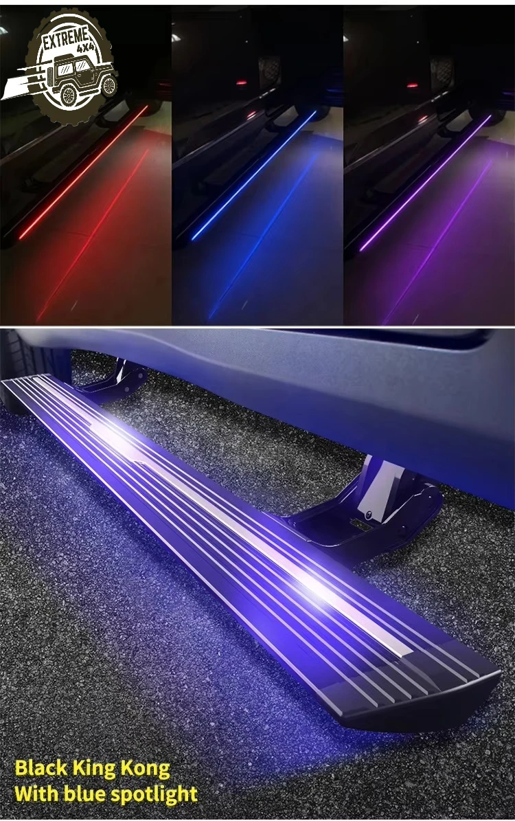 

AKM Luxury Aluminum Alloy Power Running Boards with Steps Electric Side Step Power Pedal for Toyota RAV 4 in Year 2016-2026