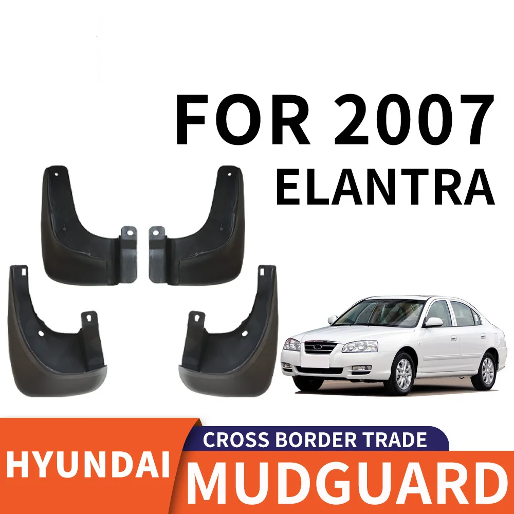 

For 2007 Hyundai ELANTRA mudguard Mudflaps Front Rear Flares Splash Guards Cover Car Accessoie